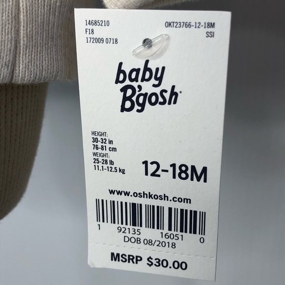 OSHKOSH B’GOSH | Polka Dot Fleece Sweater - Picture 6 of 8